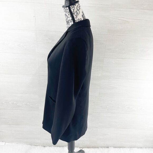 Yansi Fugel Button Down Relaxed Fit Blazer Jacket - Picture 3 of 8